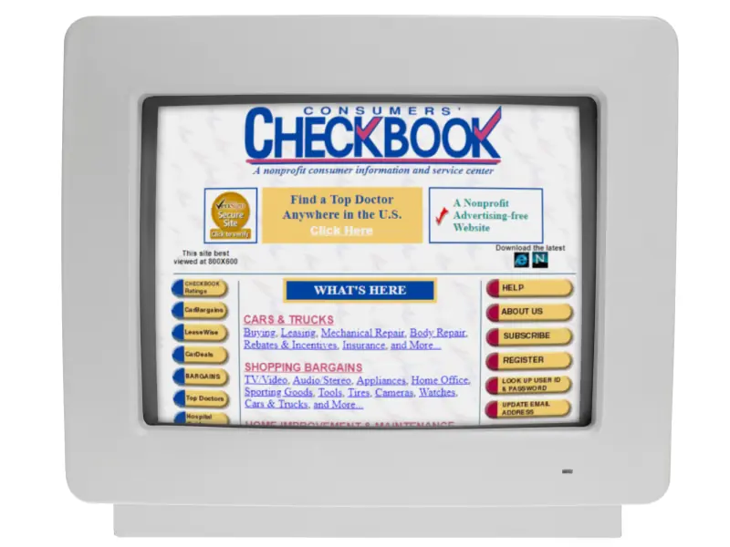 The 1996 version of Checkbook.org